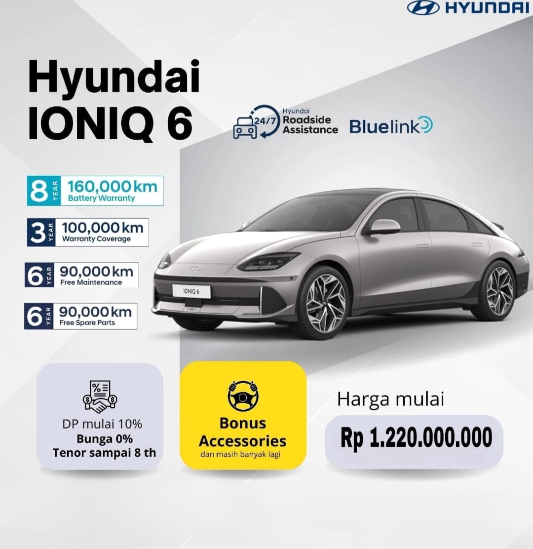 Promo Kredit Hyundai Ioniq6 